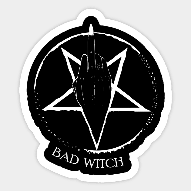 Bad Witch Sticker by Wmarcs